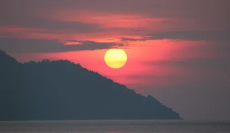 Sunset over Penang, Malaysia