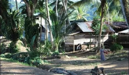 local village in Aceh, Indonesia