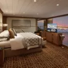 Room layout at the Seabourn Venture Owners Suite