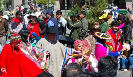 Our \"Day Off\" we enjoyed one of the many Cuzco parades.