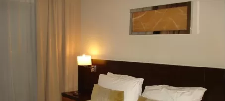 serene setting in a standard hotel room