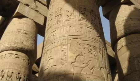 The amazing carvings of the Karnak Temple