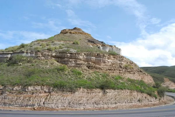 This is an example of the various rock formations. 