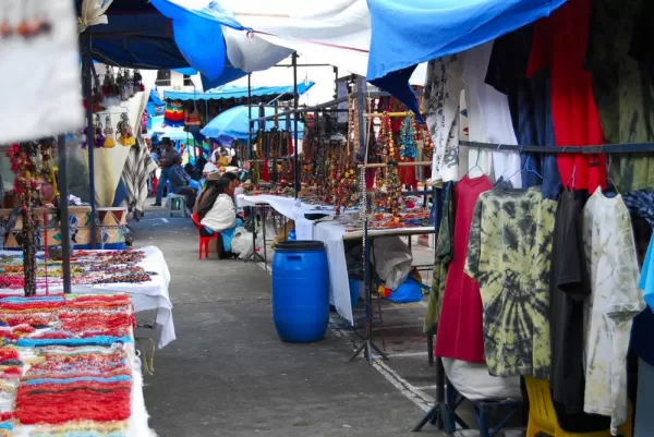 The colors of Otavalo Market are exquisite!
