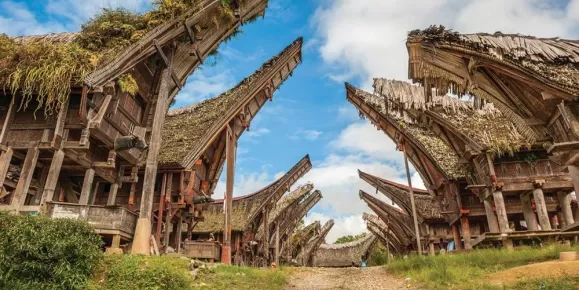 An overland journey takes us into the highlands of Sulawesi to the remarkable Tana Toraja