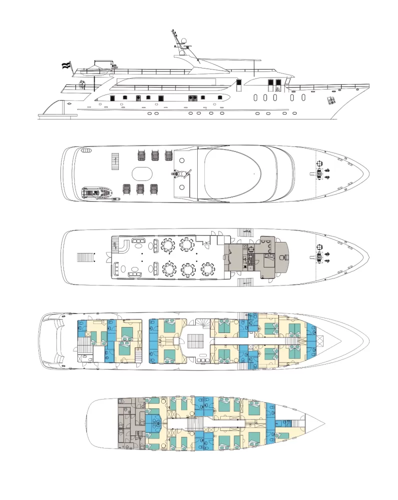 MS Maritimo Deck Plan