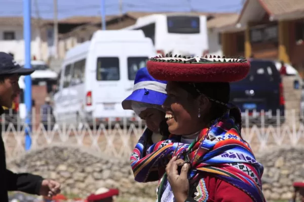 The people represent their tribes by wearing different hats