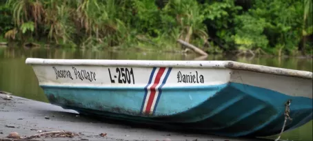 Daniela\'s boat at the Reserve
