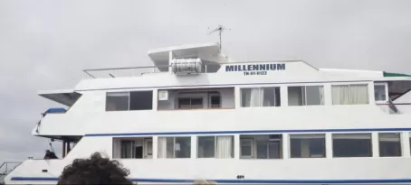 Our yacht, Millennium, led us to many adventures.