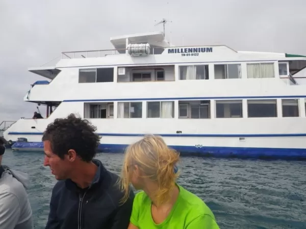 Our yacht, Millennium, led us to many adventures.