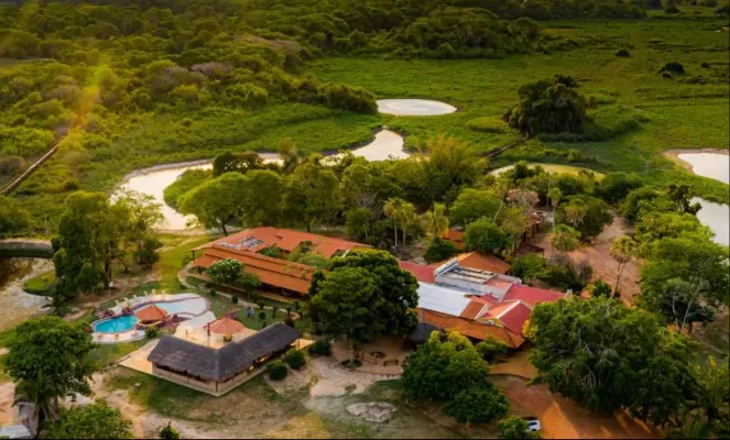 Araras Pantanal Eco Lodge Aerial View