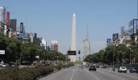 The Obelisk on Ave 9 de Julio