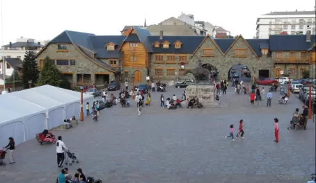 Bariloche Main city square