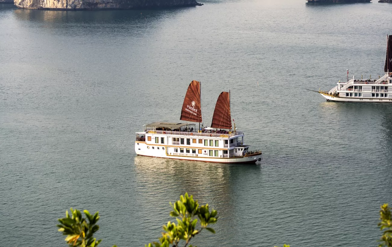 Breathtaking view of Halong Bay's Islands