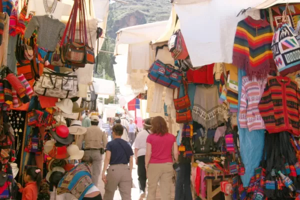 Wander through the colorful markets to bargain for hand-crafted goods on your trip to Peru