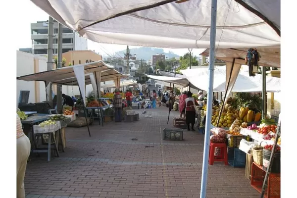 Market place in Quito 