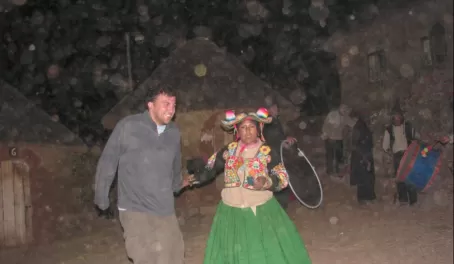 Traditional Dance Around the Fires of Ticonata Island