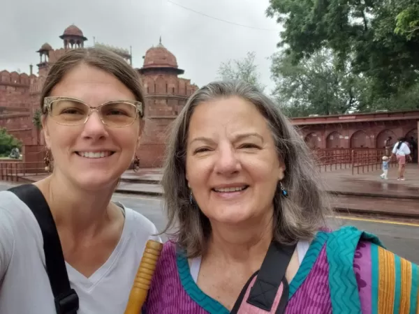 At the Red Fort in Delhi