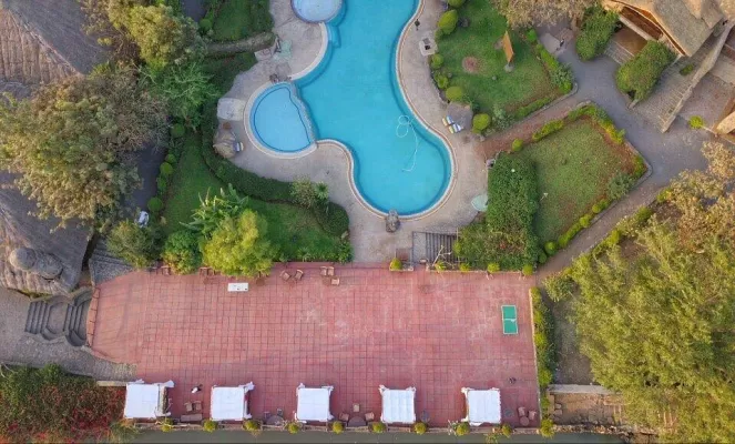 Kuriftu Resort & Spa Lake Tana Aerial View
