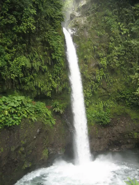 Discovering a remote waterfall on a nature tour of Costa Rica