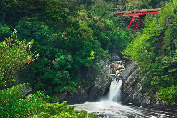 Toroki Falls on Yakushima Island