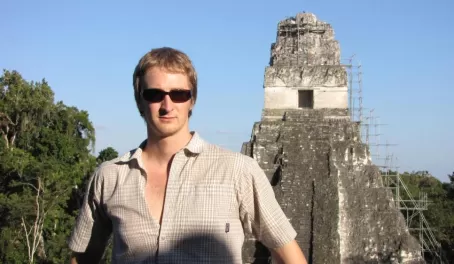 Tikal restoration and Colin