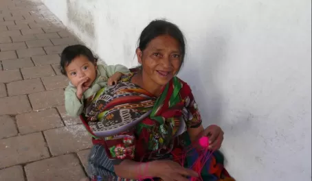 A local woman and child in Guatemala