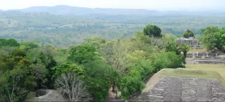 View from the Pyramid-Guatemala Border-Xunantunich
