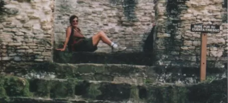 Me on the Queen\'s throne, Tikal