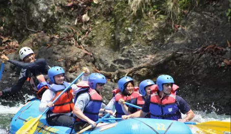 Rafting with the family