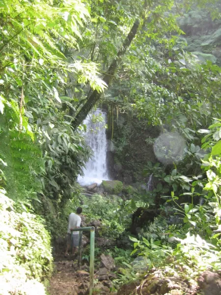 Waterfall on Costa Rica tour