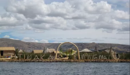 Uros floating Islands - Lake Titicaca