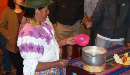 Traditional Ecuadorian cooking in Quito