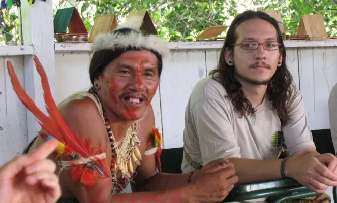 Our Huaorani guide in the Amazon