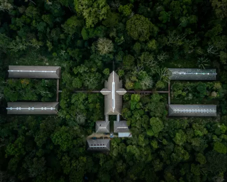 aerial view - Refugio Amazonas