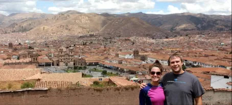this girl & that guy in Cusco