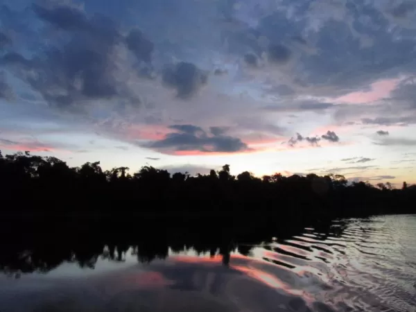 Sunset over the Rio Negro