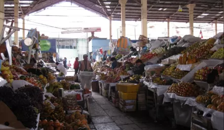 San Pedro fruit market in Cusco