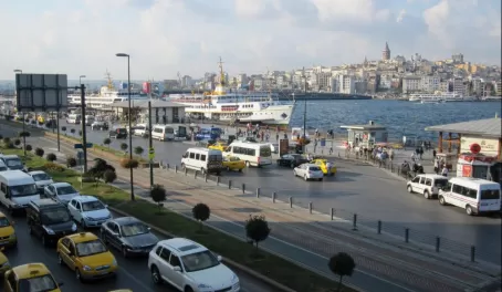 View of the Golden Horn (and Galata Bridge)