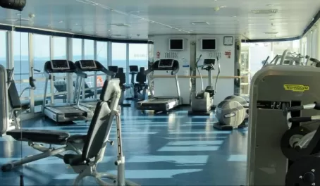 The gym on the Wind Surf