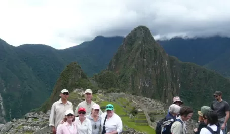 Our tour group at Machu Picchu