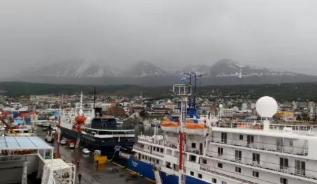 The port!  Readying ourselves for the Drake Passage 