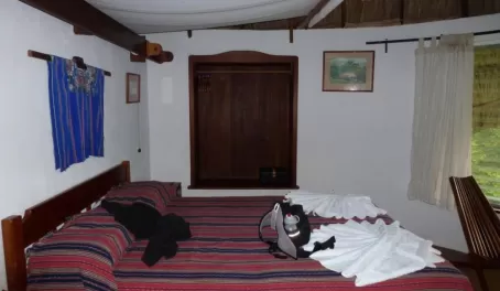 bedroom in a Cabana