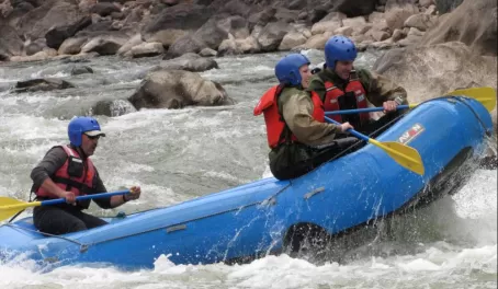 Rafting - little bump in the river