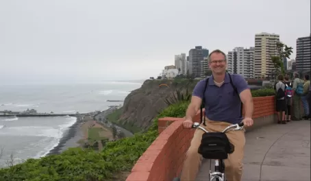 Andrew - Biking around Lima