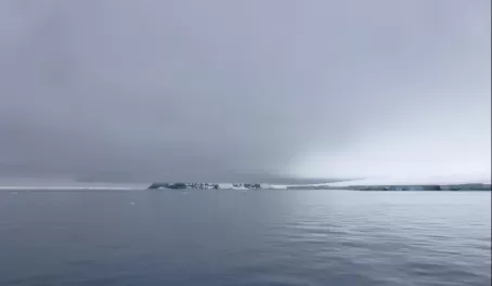 Antarctica is sometimes only two and a bit dimensional