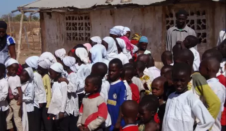 Childern at School in Lamin Koto