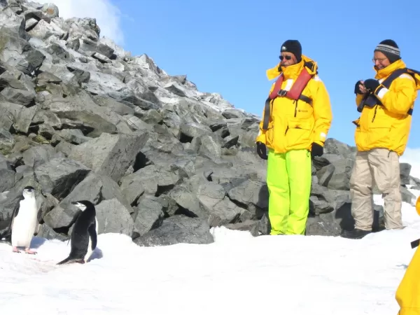 New friendships during Antarctic tour