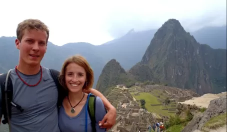 Me and Sandy at Machu Picchu
