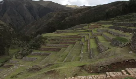 Inca terraces in Chinchero